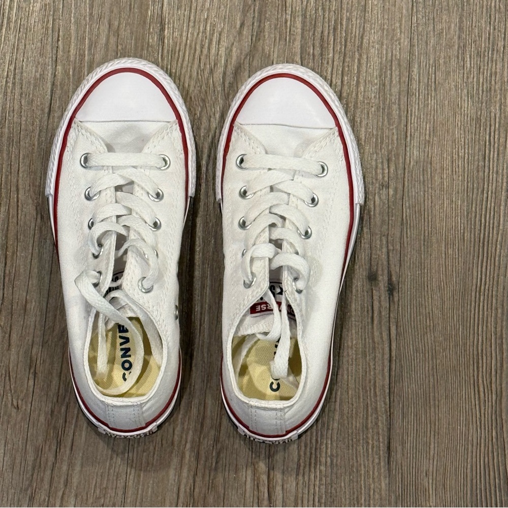 Converse Kids Classic White Sneakers Youth Size 13